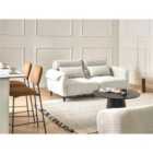 Beliani Sofa 3 Seater WETLAN Fabric Off-White