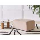 Beliani Ottoman KOHLO Fabric Taupe