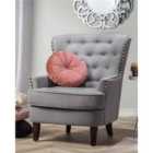 Beliani Armchair VIBORG II Fabric Light Grey