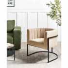 Beliani Armchair LARVIK II Boucle Beige