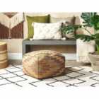 Beliani Pouffe DEEPOR Jute Multicolour
