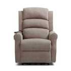 Sorrel Recliner Chair Twin Motor New Mushroom Chenille