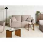 Beliani Sofa 3 Seater KUNES Fabric Taupe