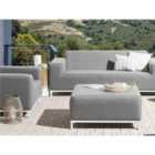 Beliani Ottoman ROVIGO Fabric Grey (212072)