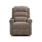 Sorrel Recliner Chair Twin Motor New Fawn Chenille