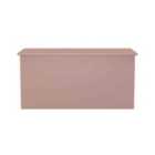 Welcome Furniture Ltd Plymouth Blanket Box in Kobe Pink - Ready Assembled