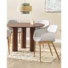 Beliani Set of 2 Dining Chairs ALICE Light Grey