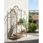 Beliani Shelving Unit VISANO Metal 59 cm 30 cm Black