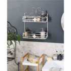 Beliani Wall Shelf MARAYES Metal White