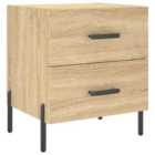 vidaXL Bedside Cabinet Sonoma Oak 40x35x47.5 cm Engineered Wood