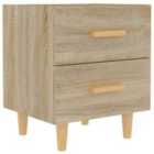 Vidaxl Bed Cabinet Sonoma Oak 40X35X47.5 Cm