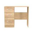 Welcome Furniture Ltd Avon 3 Drawer Vanity in Nebraska Oak - Ready Assembled