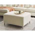 Beliani Ottoman OSLO Fabric Beige
