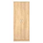Welcome Furniture Ltd Avon Double Wardrobe in Nebraska Oak - Ready Assembled