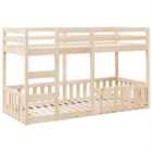 vidaXL Bunk Bed 80X200 cm Solid Wood Pine