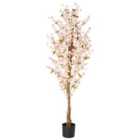 Beliani Artificial Plant SAKURA 185 cm Pink