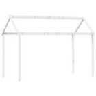 vidaXL Kids' Bed Roof White 217x95.5x159 cm Solid Wood Pine