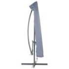 Beliani Rain Cover Chuva 203 Cm 35 Cm 35 Cm Grey