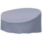 Beliani Rain Cover Chuva 165 Cm 140 Cm 75 Cm Grey