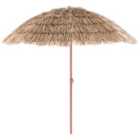 Beliani Market Parasol 175 Cm Civetta Natural