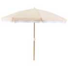 Beliani Market Parasol 232 Cm Sestriere Beige