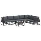 vidaXL Garden Sofa Set with Cushion 8 pcs