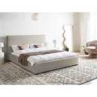 Beliani Bed Velvet LAVAUR 160 x 200 cm (EU King Size) Taupe