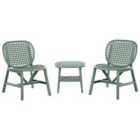 Beliani Bistro Set Sicelle Green