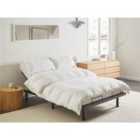 Beliani Electric Adjustable Bed Base BRUNOY 140 x 200 cm (EU Double) Grey