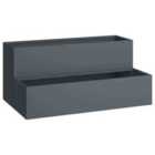 vidaXL Garden Planter Anthracite 100 X 60 X 45cm Cold-rolled Steel