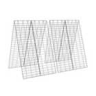 Costway 2-Pack Garden Cucumber Trellis with Accessories-Green