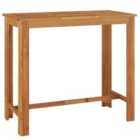 vidaXL Garden Bar Table 120x60x105 cm Solid Wood Acacia