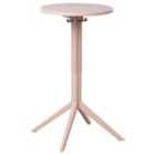 Beliani Garden Bar Table Legrena 60 Cm 60 Cm Beige
