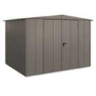 Hormann Berry Modern Apex Garden Building In Grey - Type 3 - Double Door -10'6'' X 8'6''
