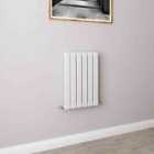 AICA Bathrooms Horizontal Flat Panel Radiator Central Heating Rad 600x408mm Single White