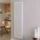 AICA Bathrooms Vertical Traditional Cast Iron Style Radiator 1800x560mm 2 Column White