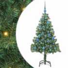 vidaXL Christmas Tree with 150 LEDs with Stand, Blue Balls Green 150 cm PVC