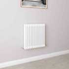 AICA Bathrooms Horizontal Traditional Cast Iron Style Radiator 600x605mm 2 Column White