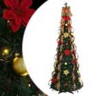 vidaXL Artificial Christmas Tree With 200 Leds Green 215cm Pvc