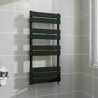 AICA Bathrooms Flat Panel Towel Rail Radiator Central Heating Rad Black 1000x450mm