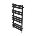 Heizmann Flat Heated Towel Rail 1000x600mm - Black