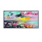 Scott Naismith Esprit Insulaire Framed Canvas With Handpaint 52X102Cm