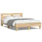 vidaXL Bed Frame Without Mattress Sonoma Oak 120X190 cm Small Double