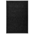 Doormat Washable Black 60X90Cm
