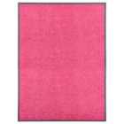 Doormat Washable Pink 90X120Cm