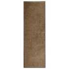 Doormat Washable Brown 60X180Cm