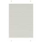 vidaXL Pleated Blind Light Grey 100x100 cm Fabric Width 99.4 cm Polyester
