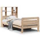 vidaXL Bed Frame Without Mattress 90X200 cm Solid Wood Pine