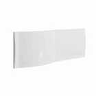 Heizmann Designer P Shape Shower Bath Front Panel 1500mm White