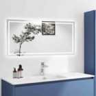 AICA Bathrooms 1400x800mm Bathroom Mirror Dimmable LED With Anti-Fog[IP44 Rated] Illuminated Backlit Wall Mounted Vanity Mirror,Touch Sensor Switch,Rectangular